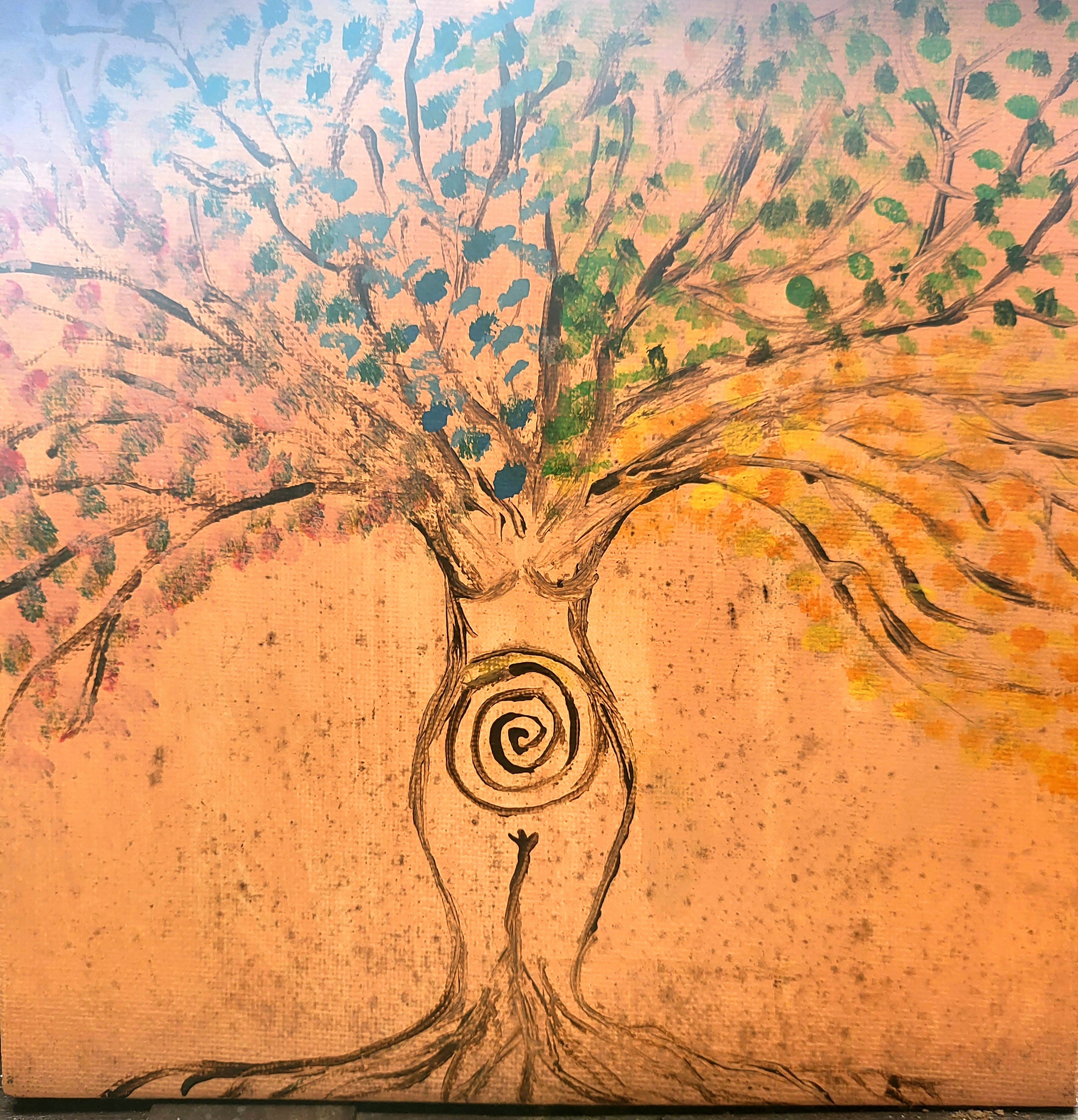 Tree painting by Teula Wylde for the TREE Program